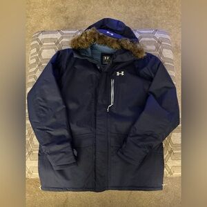 Men’s Under Armour Navy coat, size XL